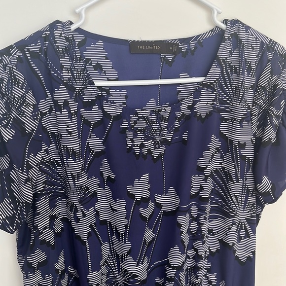 The Limited Blue and Black Dress - Picture 1 of 6